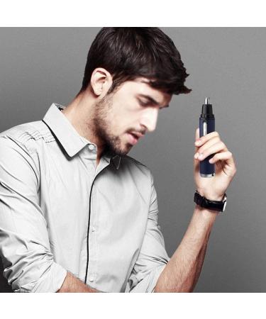 USB Rechargeable Ear & Nose Hair Trimmer for Men & Women | Easy to Use Facial Hair Trimmer with Protective Cover | Portable & Effortless Cleansing - Buy Online on SooperMarket.com