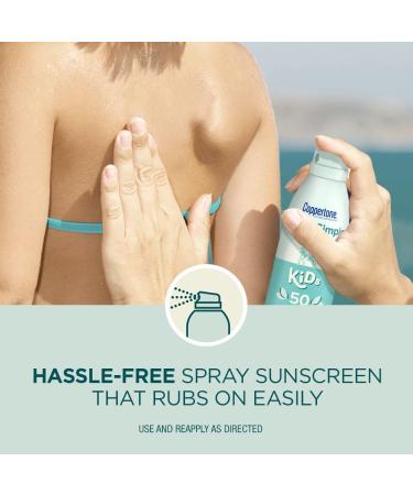 Coppertone Pure & Simple Kids SPF 50 Zinc Oxide Mineral Sunscreen Spray 5 Oz - Buy Online on SooperMarket.com