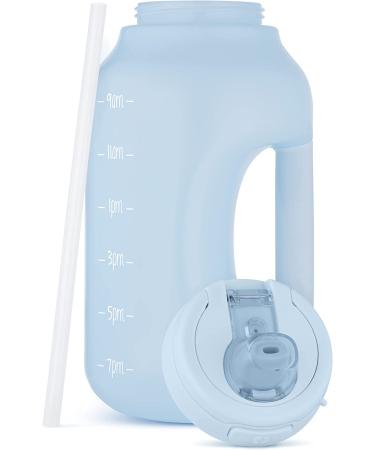 Ello Hydra 64oz Half Gallon Jug | Time Marker, Leak-Proof Lid, BPA/BPS Free | Halogen Blue - Buy Online on SooperMarket.com