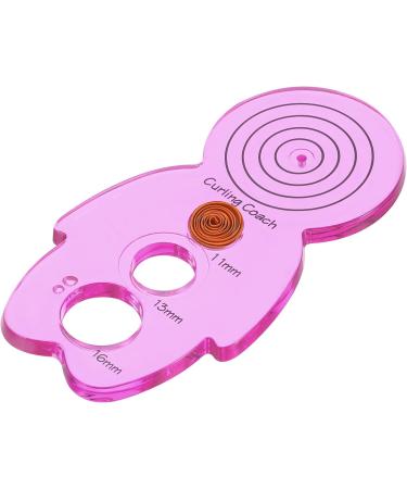 Paper Quilling Curling Coach Tool 2 Pack - Flower Rolling for Art & Craft DIY Projects - Pink - Buy Online on SooperMarket.com