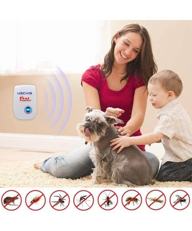 Bestzy Ultrasound Pest Control Repeller - 4-Piece Electronic Insect Defense for Cockroaches Mice & Mosquitoes - Effective International Shipping - Buy Online on SooperMarket.com