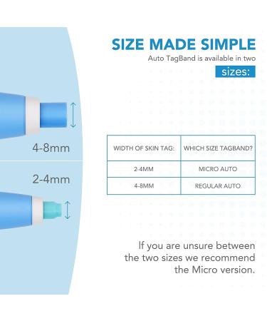 OakRidge Products Skin Tag Remover Painless Pen Removal Kit Tools with 40 Micro and Regular Bands Easy Device to Remove(1mm-8mm) Tags (2in1 Kit) (2-8mm) Blue Number Of Items: 1 1.0 count - Buy Online on SooperMarket.com