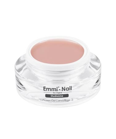 EMMI Nail Studioline 1-phase gel camouflage -2- i LED UV all-in-one gel i primer structure & sealing i middle viscos i self-smooth 15 ml (1 Pack) camouflage -2-