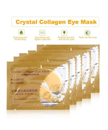 5 Pairs Crystal Collagen Eye Mask - Dark Circles & Fine Lines Treatment - Buy Online on SooperMarket.com
