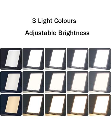 LED Sun Lamp Natural Light UV-Free 10000 Lux Light Therapy Lamp 6 Timers 5 Adjustable Brightness Levels for Home/Office Use - Buy Online on SooperMarket.com