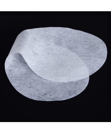 400 Sheets Disposable Non-Woven Eye Mask Paper Cotton Covers for Skincare Spa - White - 7.48 x 2.48 Inch - Buy Online on SooperMarket.com