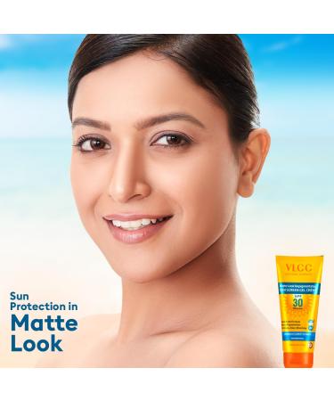 Buy VLCC Matte Look SPF 30 Sun Screen Gel Creme 100gm - Protect Your Skin with International Shipping - Buy Online on SooperMarket.com