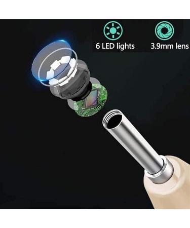 KANDUO Wireless Ear Wax Remover Otoscope 5.5mm Camera for Ear Cleaning - Adults, Kids & Pets - Buy Online on SooperMarket.com