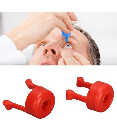 Autodrop Eyedropper Aid - 2 PCS Silicone Portable Eye Drop Guide for Hygienic Application of Eye Ointment and Drops - Buy Online on SooperMarket.com