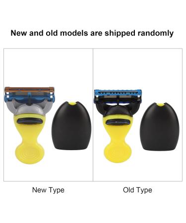Natudeco Razor Epilator - 45 Rotatable Manual Razor for Face & Travel | Multi-Layer Design Compact & Practical - Yellow - Buy Online on SooperMarket.com