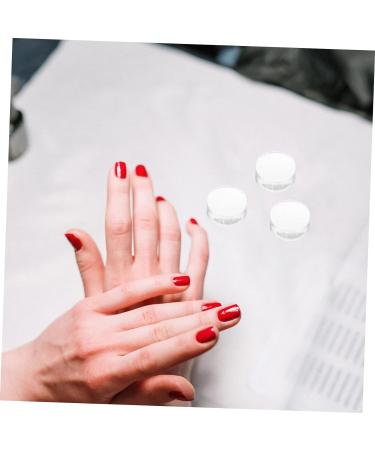 Ipetboom Silicone Nail Stamper Replacement 6pcs Nail Art Silicone Stamp Single Silica Gel Seal Silicone Stamper Replacement 2.30X2.30X1.20CM Transparent Color - Buy Online on SooperMarket.com