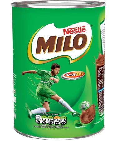 Nestle 3 x 400g Chocolate Flavour Milo Milk Drink With Welari Thank You Card Malted Vitamin Minerals Calcium Activ-go for Kids (1.2kg) - Buy Online on SooperMarket.com
