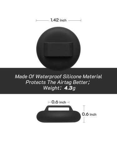 2 Pack Airtag Cat Collar Breakaway with Bell Reflective Kitten Collar with Apple Airtag Cat Collar Holder Adjustable 7-12In Safety Buckle for Girl Boy Cats Pet Supplies Accessories Gifts (Black) - Buy Online on SooperMarket.com