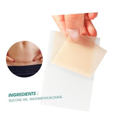 Healvian Silicone Scar Tape - 4pcs Scar Patches for Caesarean Section Scar - Scar Softening Sheets - Adhesive Scar Dressing Stickers - Buy Online on SooperMarket.com