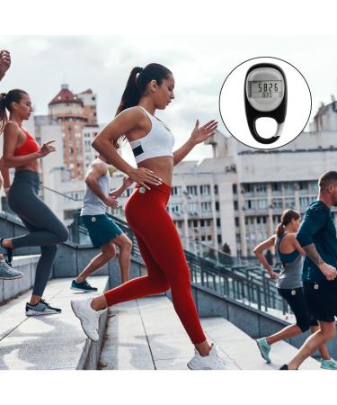 Hojalis 3D Pedometer - Portable Digital Step Counter with Clip | Simple & App-Free Walking Tracker for Jogging - Buy Online on SooperMarket.com