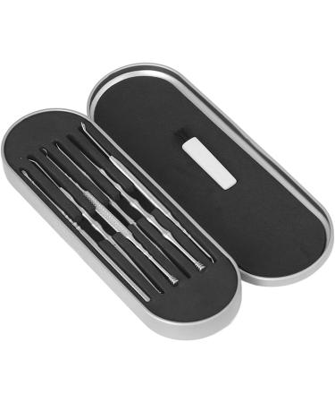 Stainless Steel Ear Wax Remover Kit - Portable Ear Cleaning Tool for Home & Travel (Silver) - Buy Online on SooperMarket.com