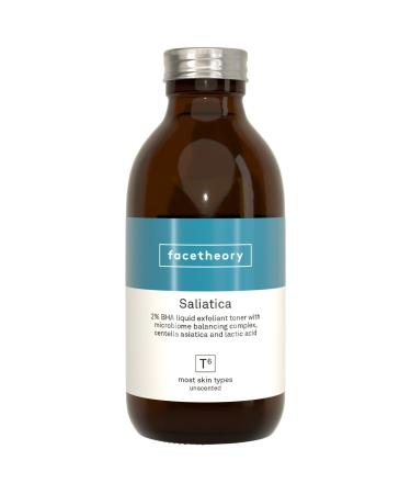 facetheory Saliatica T6-2% Face Exfoliator Toner BHA Blackhead Power Liquid Minimize Enlarged Pores Refine Wrinkles & Fine Lines Vegan & Cruelty-Free Made in UK | 6.8 fl oz