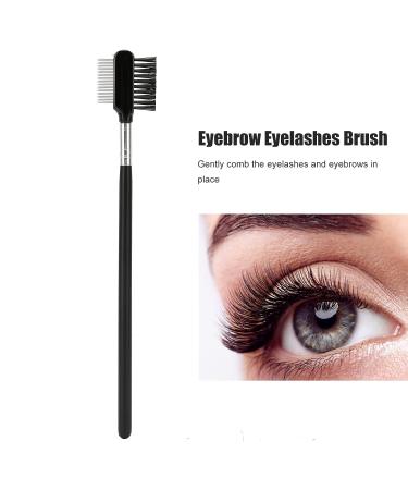 Professional Double-Headed Eyebrow Brush & Comb - Stainless Steel Dual-Use Makeup Tool for Women & Girls | Perfect for Eyebrow and Eyelash Grooming - Buy Online on SooperMarket.com