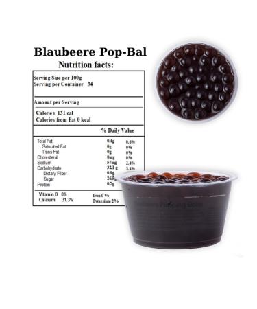 Buy Nordic Schiller Bubble Tea Heimset - 100% Vegetarian & Gluten-Free Boba Set with Blueberry Popping Pearls Strawberry Syrup & Jasmine Green Tea International Shipping Available - Buy Online on SooperMarket.com
