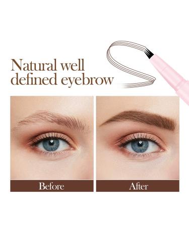 Micro 4 Point Eyebrow Pen - Ultra-Fine Waterproof Brow Tint Sweat-Resistant & Long-Lasting High Pigment Eyebrow Pencil (5#) | International Shipping Available - Buy Online on SooperMarket.com