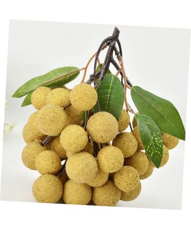 Ciieeo Doll House Diy Toy Fake Longyan Model Kitchen Fruit Longan Model Fruit Photography Props Fake Longan Decor Simulation Fruit Simulation Fake Fruit Faux Fruit Plastic Peach Miniature Khaki 18x18cm - Buy Online on SooperMarket.com