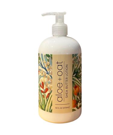 Greenwich Bay Trading Company Aloe + Oat Hand Lotion Enriched with Shea Butter Cocoa Butter Aloe & Oatmeal Extract
