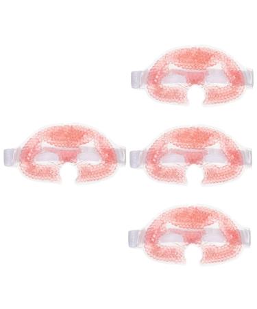 Fomiyes 4 pieces PVC shading mask eye massage beauty supply for girls sleep mask eye mask gel-face mask ice compress-face cover healthcare ice mask