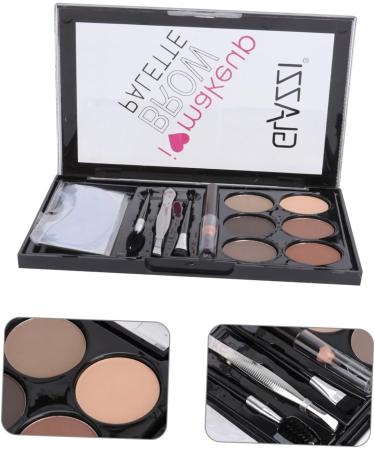 PLAFOPE Waterproof Eyebrow Powder 1 Set Eyebrow Powder Set Waterproof Eyebrow Makeup Eyebrow Powder Cosmetic Eyebrow Pencil - Buy Online on SooperMarket.com