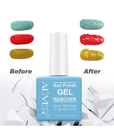 Nail Polish Gel Remover (2 Pack) - Quick & Easy Soak Off in 3-5 Minutes, Non-Irritating Formula, No Damage to Nails - Buy Online on SooperMarket.com