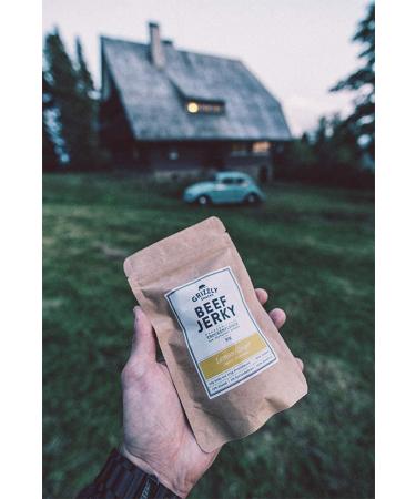Premium German Beef Jerky 10-Pack | Lemon Ginger Flavor | High-Quality Dried Meat (500g) - International Shipping - Buy Online on SooperMarket.com