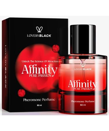 Affinity Pure Passion Unisex Pheromone Perfume Alluring Floral & Sweet W Musk Scent - Pheromones Perfumes Enhances Attraction & Charisma Long-Lasting Irresistible Fragrance for Women & Men. 3 Fl Oz (Pack of 1)
