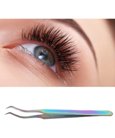Professional Stainless Steel Eyelash Extension Tweezers for DIY Nail Art - Precision Tools for Eyelash Transplant - Buy Online on SooperMarket.com