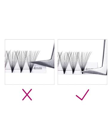 14D Russian Volume Eyelash Extensions D Curl 0.07mm 8-14mm Mix | Tuft Fans for Professional Use - Buy Online on SooperMarket.com