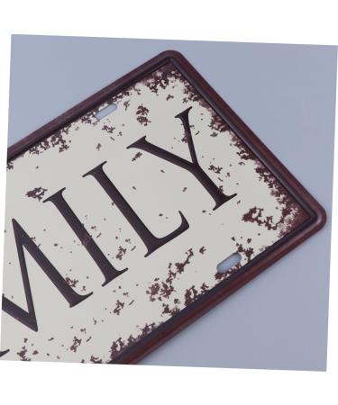 Alipis Home Decor Vintage Decor Vintage Sign Wall Decor License Plate Decorations European and American - Buy Online on SooperMarket.com