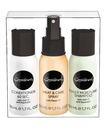 Great Lengths travel set 3 x 50 ml shampoo conditioner care spray