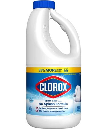 Clorox Splash-Less Liquid Bleach Regular - 40oz (2 Pack) - Buy Online on SooperMarket.com