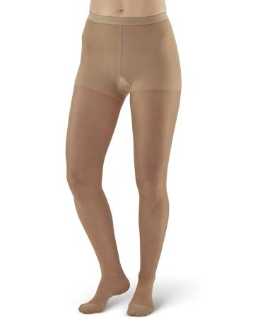 Ames Walker Women's AW Style 15 Sheer Support Compression Pantyhose - 15-20 mmHg Taupe Queen Plus - Buy Online on SooperMarket.com