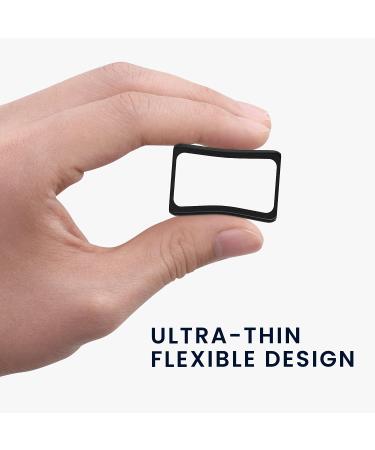 kwmobile Huawei Band 7/Band 6/Honor Band 6 Cover (Set of 2) - Tempered Glass with Plastic Frame - Black/Transparent - Buy Online on SooperMarket.com