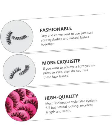 Healeved 15 Pairs Fake Eyelashes Thick Volume Eyelash Fake Natural Lash Reusable Lashes Fake Lash Makeup Eyelash Fluffy Eyelash False Lash Makeup Lash Dense Eyelash False Eyelashes - Buy Online on SooperMarket.com