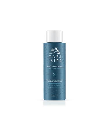 Oars + Alps Mens Body and Face Wash, Skin Care Infused with Vitamin E and Antioxidants, Vegan and Gluten Free, Fresh Ocean Splash, 1 Pack