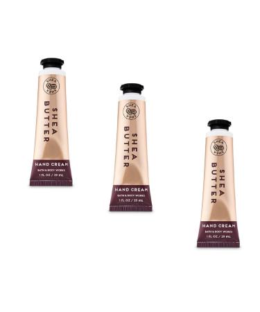 Bath and Body Works 3 Pack Shea Butter Hand Cream. 1 Oz. Travel Sizd Body Cream 1 Oz. Hand Care. Hand Lotion.