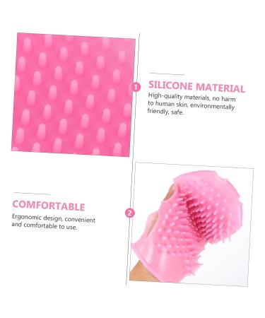 2-Piece Silicone Body Massage Brush Set for Exfoliation and Scrubbing - Buy Online on SooperMarket.com