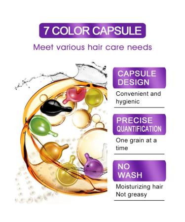 Hair Vitamin Serum Capsule - 30 Capsules (Red) | Vitamin Enriched Hair Growth Oil for Deep Condition and Repair of Dry or Damaged Hair - Buy Online on SooperMarket.com