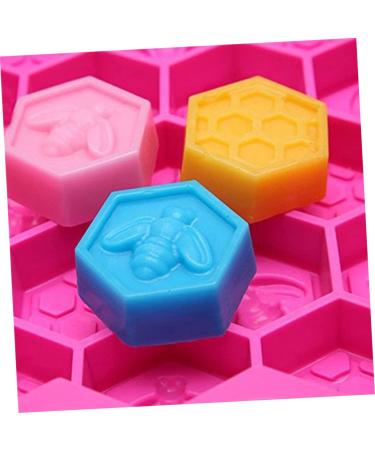 ABOOFAN 3pcs 19 Honeycomb Molds Silicone Molds for Soap Handmade Soap Molds Soap Silicone Molds Ningbo Cake - Buy Online on SooperMarket.com