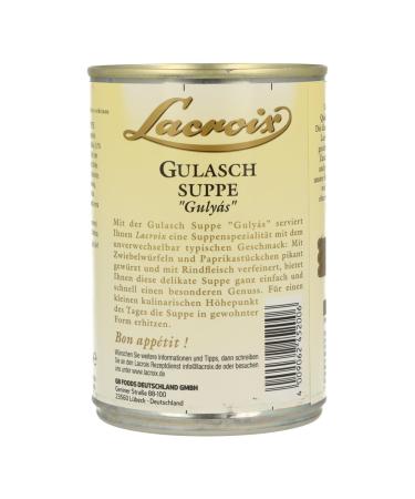 Buy Lacroix Goulash Soup 400ml - Authentic International Flavor - Fast Shipping Worldwide - Buy Online on SooperMarket.com