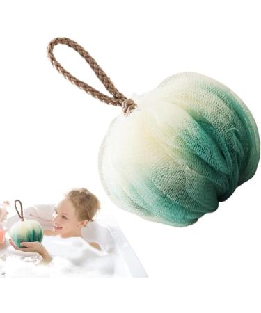 Large Loofahs for Shower Exfoliation Bath Sponge Super Soft Exfoliation Bath Sponge Dual-Use Foaming Bath Ball for Travel Home Hotel Green - Buy Online on SooperMarket.com