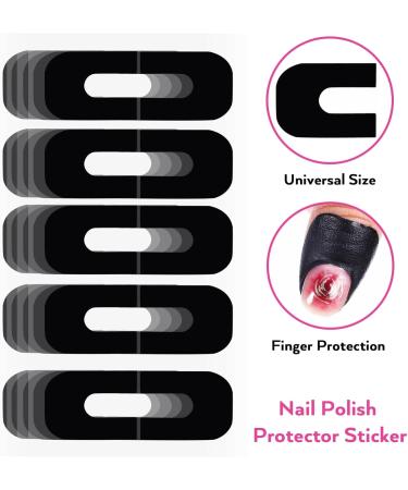 minkissy 100 Sheets Nail Protector Stickers Nail Protectors Nail Protector Cover Nail Protectors For Gel Polish Fingers - Buy Online on SooperMarket.com