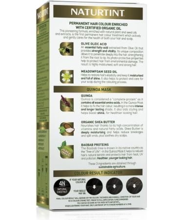 Naturtint Permanent Hair Colour 4N Natural Chestnut - Shop Now for Vibrant and Natural Looking Hair - Buy Online on SooperMarket.com