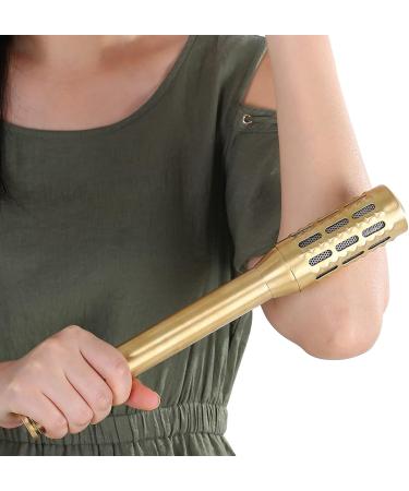 Buy Premium Moxibustion Stick - Big Brass Portable Moxa Roll with Heat Fusion Holes | Effective Acupuncture Tool - Buy Online on SooperMarket.com