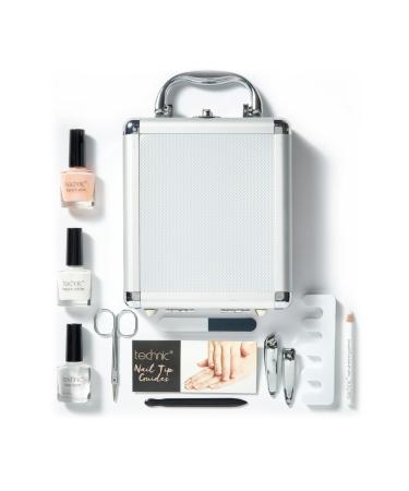 Technic French Manicure 12Pc Beauty Case - Contains Everything to Create The Classic French Manicure in Minutes - Portable Carry Case Perfect for Gift or Travel
